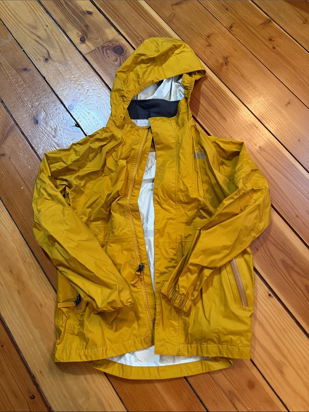 REI Kids Medium Yellow Logo Patch Jacket